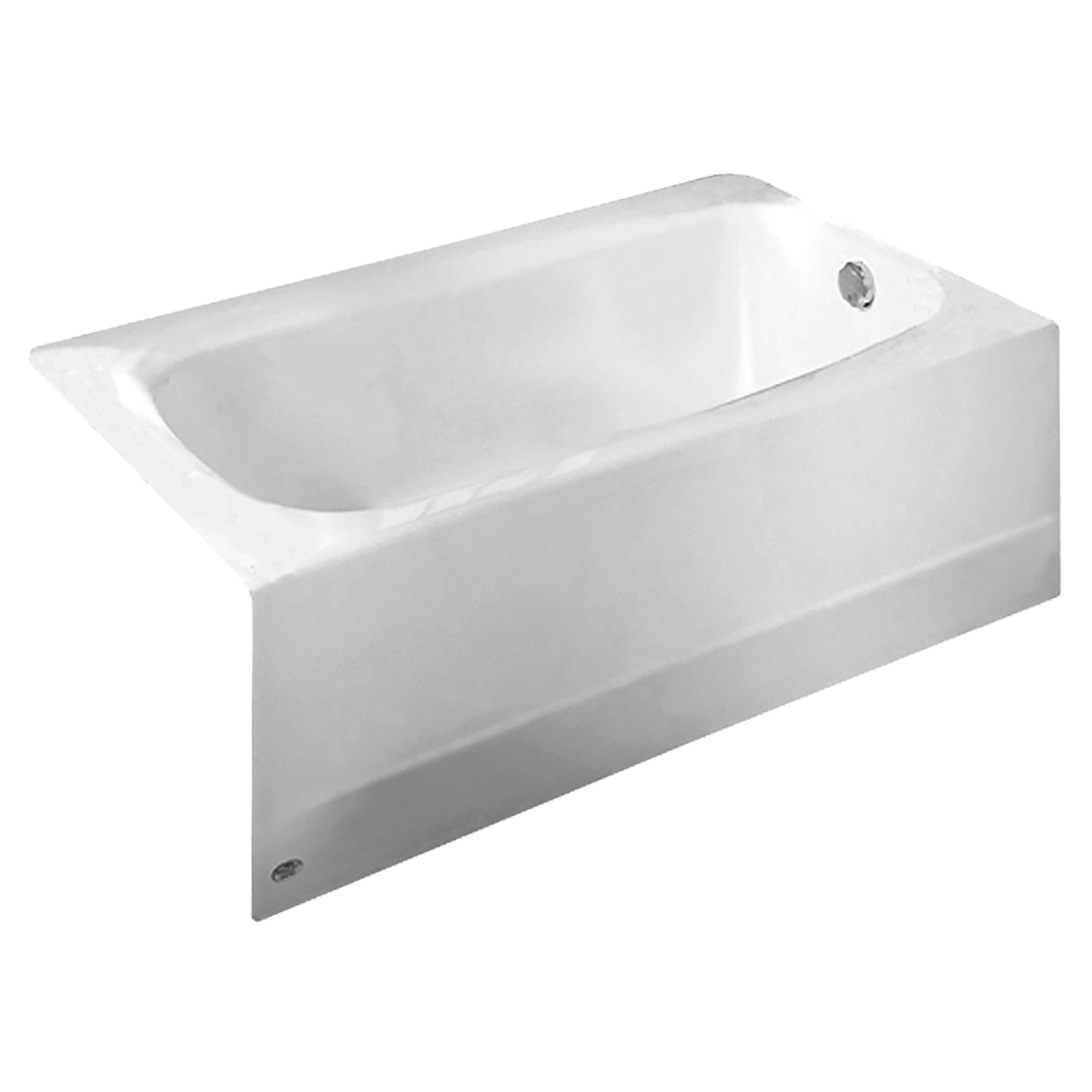 Cambridge® Americast® 60 x 32Inch Integral Apron Bathtub With Left